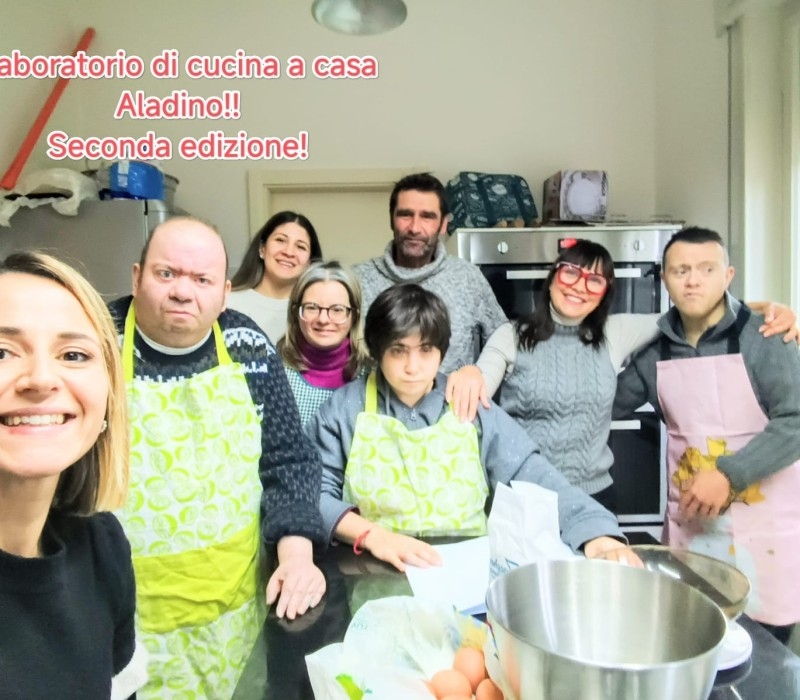 Corso di cucina presso l'associazione Aladino